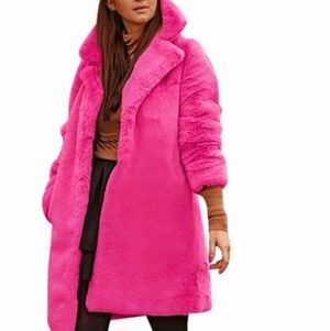 PRETTY in Pink Teddy Coat